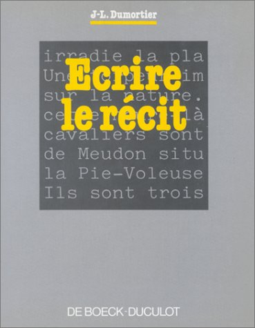 Ecrire le récit