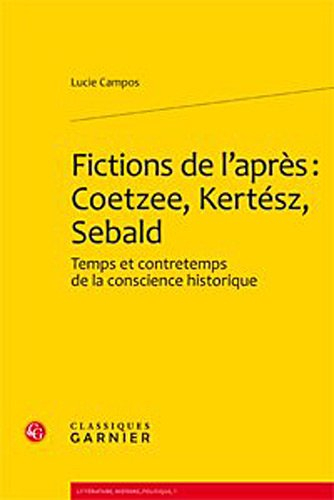 Fictions de l'après : Coetzee, Kertész, Sebald : temps et contretemps de la conscience historique