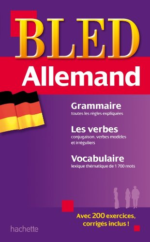 Bled allemand : grammaire, les verbes, vocabulaire