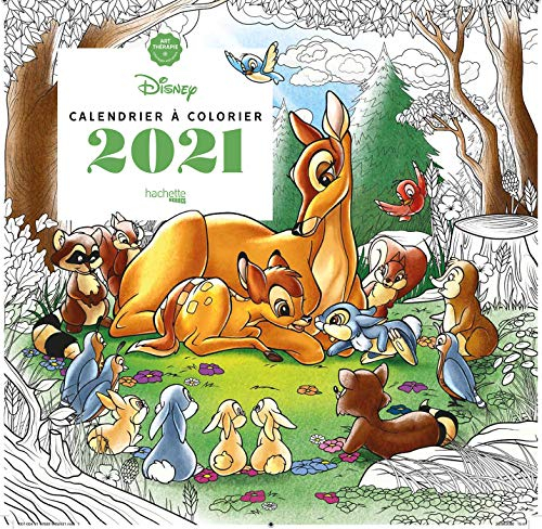 Calendrier à colorier 2021