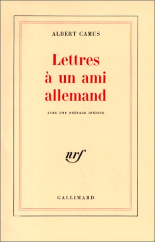 Lettres à un ami allemand