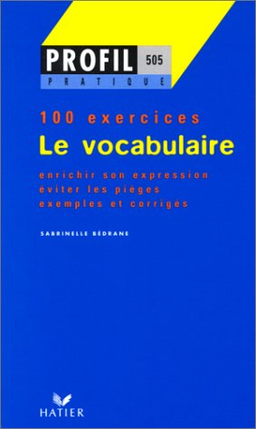 Le vocabulaire