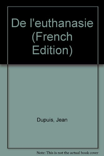 De l'euthanasie