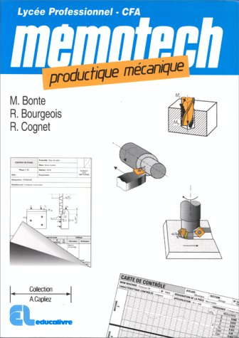 Mémotech : productique mécanique : lycées professionnels, centres de formation d'apprentis, formatio