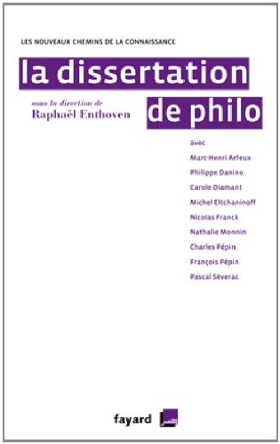 La dissertation de philo