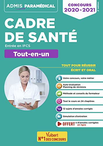 Cadre de santé : entrée en IFCS, tout-en-un : concours 2020-2021