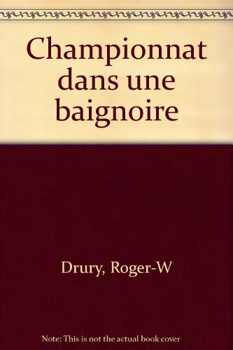 championnat dans une baignoire