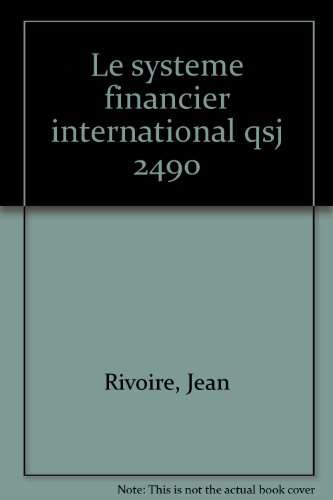 Le Système financier international