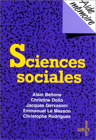 Sciences sociales