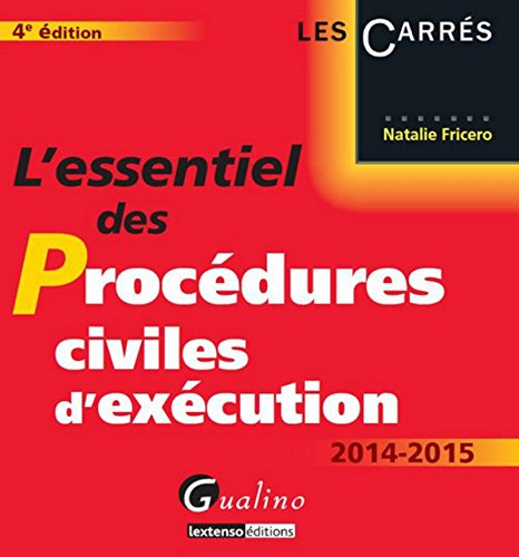 L'essentiel des procédures civiles d'exécution