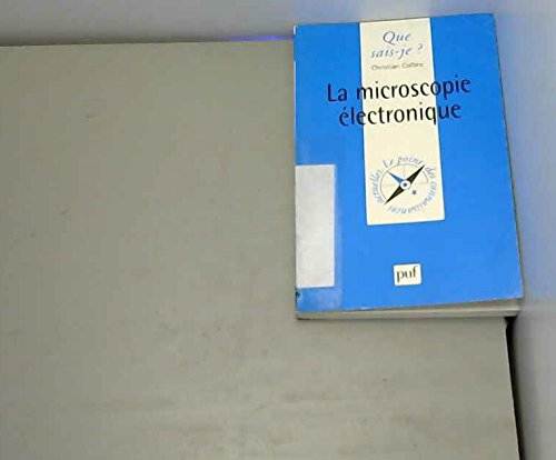 La microscopie électronique