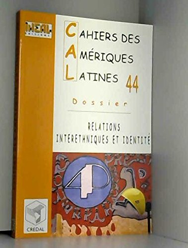 Relations Interethniques et Identité (N.44)