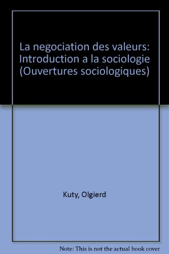négociation des valeurs