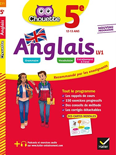 Anglais 5e LV1, 12-13 ans : nouveau programme