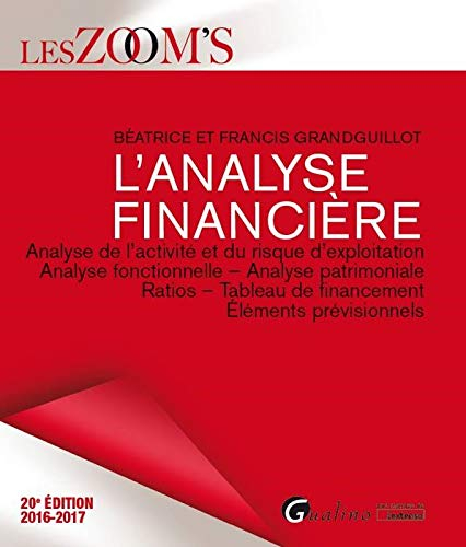 L'analyse financière : analyse de l'activité et du risque d'exploitation, analyse fonctionnelle, ana