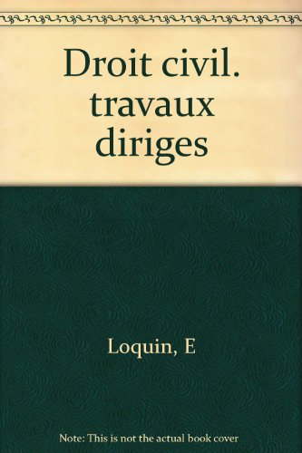 Droit civil : travaux dirigés