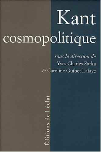 Kant cosmopolitique