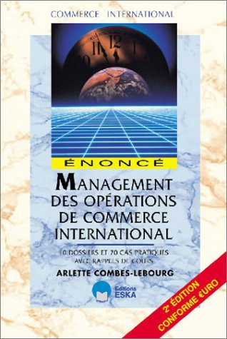 Management des opérations de commerce international : énoncé