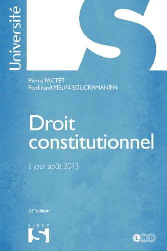 Droit constitutionnel : à jour août 2013