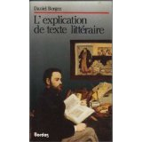 L'explication de textes littéraires