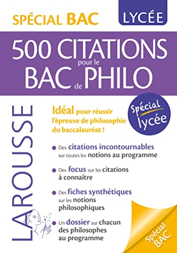 500 citations pour le bac de philo : spécial lycée