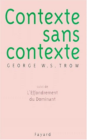 Contexte sans contexte