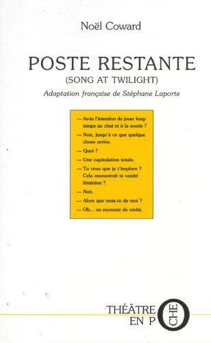 Poste restante. Song at twilight