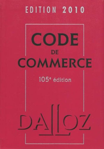 Code de commerce 2010
