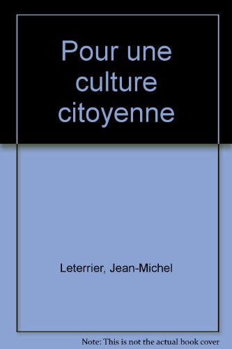 Pour une culture citoyenne