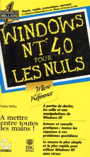 Windows NT 4.0 micro-référence pour les nuls