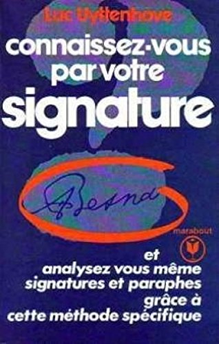 Connaissez-vous par votre signature