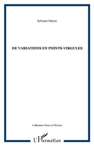 De variations en points-virgules