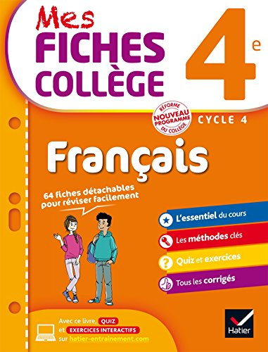 Français 4e, cycle 4