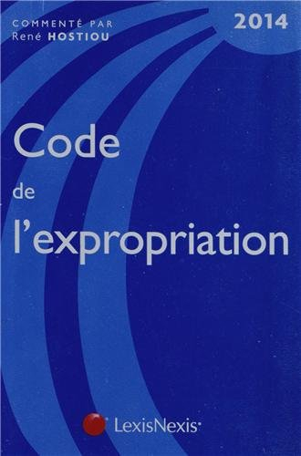 Code de l'expropriation pour cause d'utilité publique : 2014