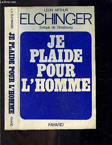 Je plaide pour l'homme