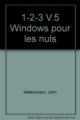 Lotus 1-2-3 V.5 pour Windows pour les nuls