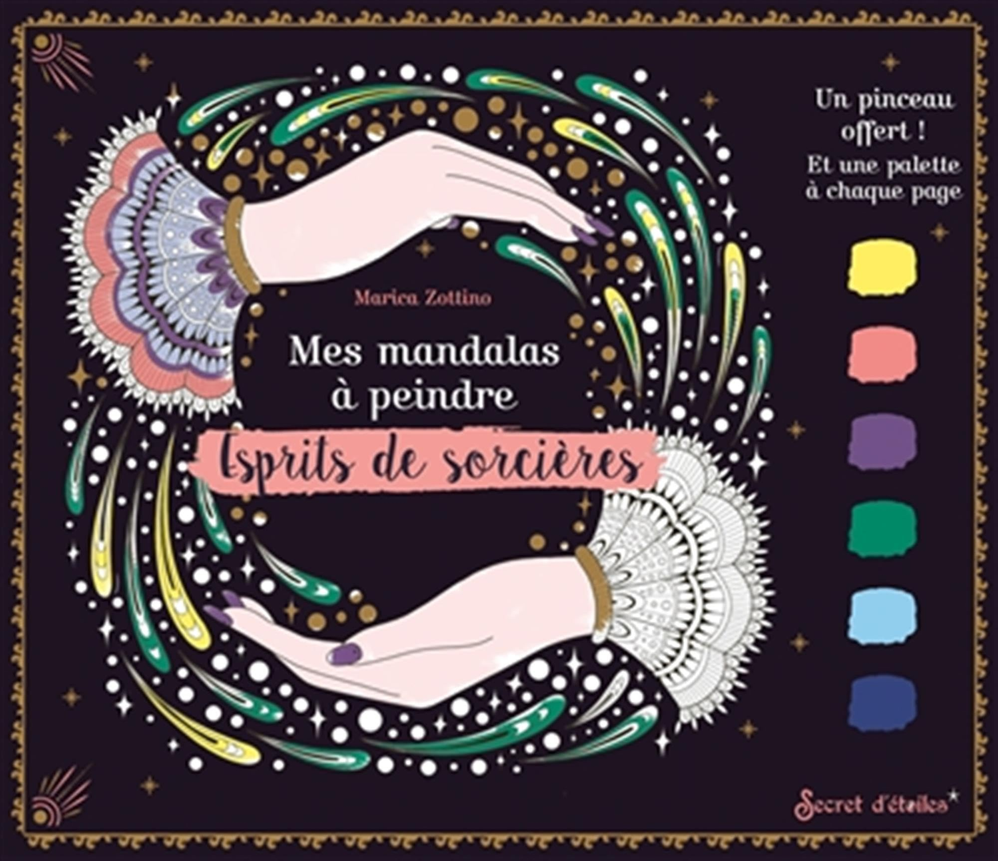 Mes mandalas à peindre : esprits de sorcières
