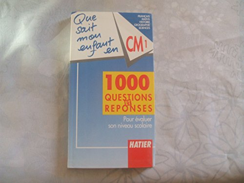 que sait mon enfant en cm1