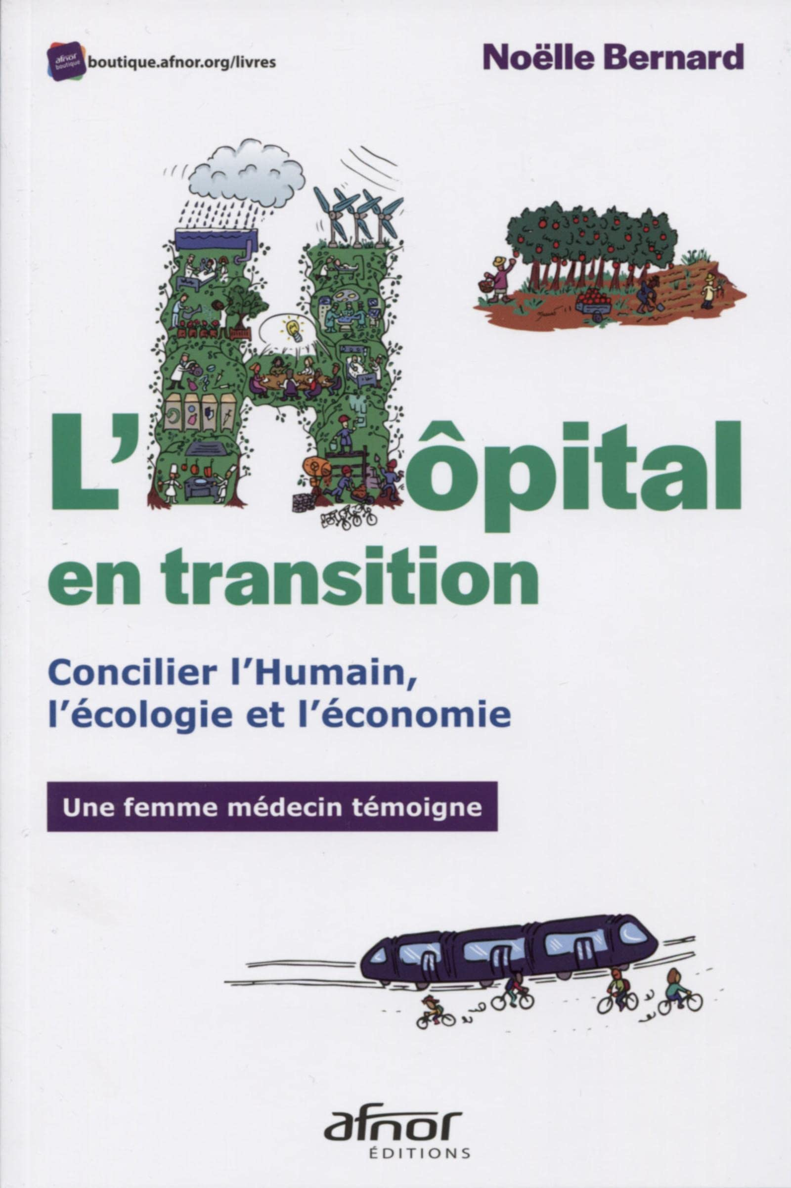 L'hôpital en transition : concilier l'humain, l'écologie et l'économie : une femme médecin témoigne