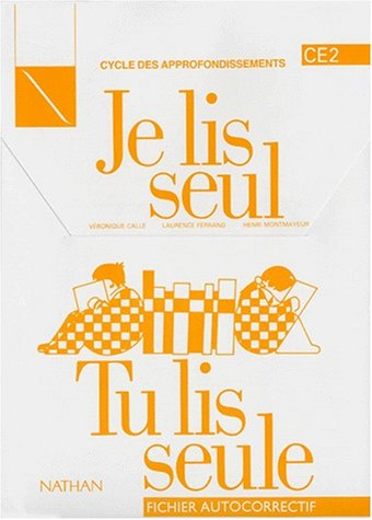 je lis seul tu lis seule, ce2, fichier autocorrectif