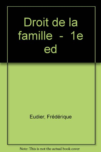 Droit de la famille