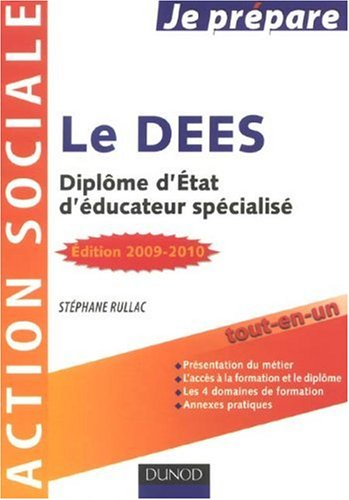 Je prépare le DEES : diplôme d'Etat d'éducateur spécialisé