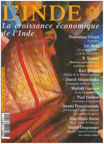 Revue de l'Inde (La), n° 2. La croissance économique de l'Inde