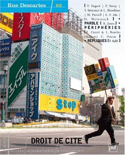 Rue Descartes, n° 63. Droit de cité