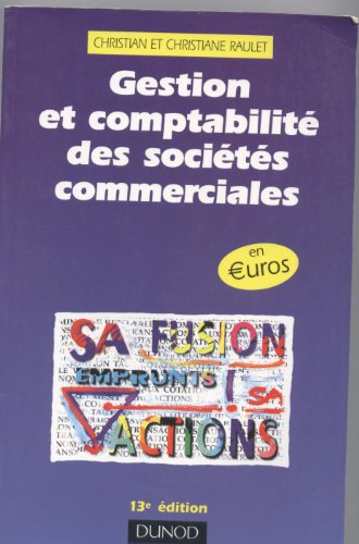 Gestion et comptabilité des sociétés commerciales