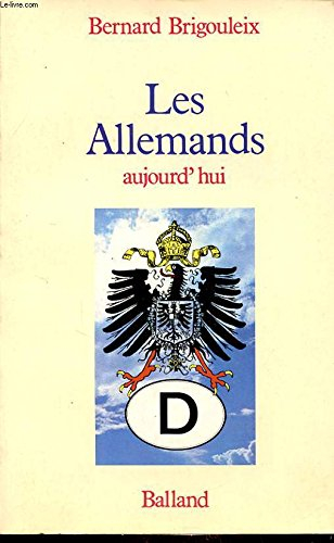 Les Allemands aujourd'hui