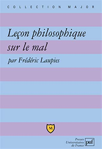 Leçon philosophique sur le mal