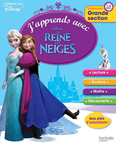 J'apprends avec la Reine des Neiges : grande section, 5-6 ans
