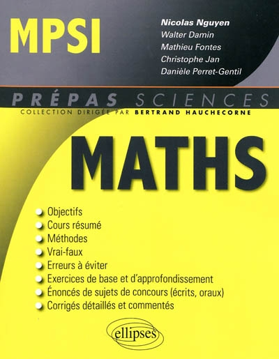 Mathématiques MPSI