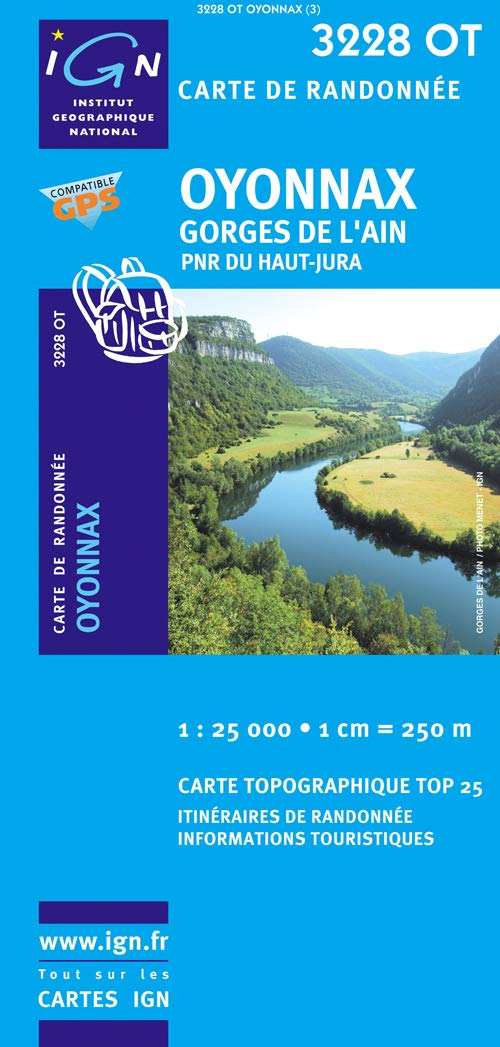 Oyonnax/Gorges de l'Ain GPS: IGN.3228OT